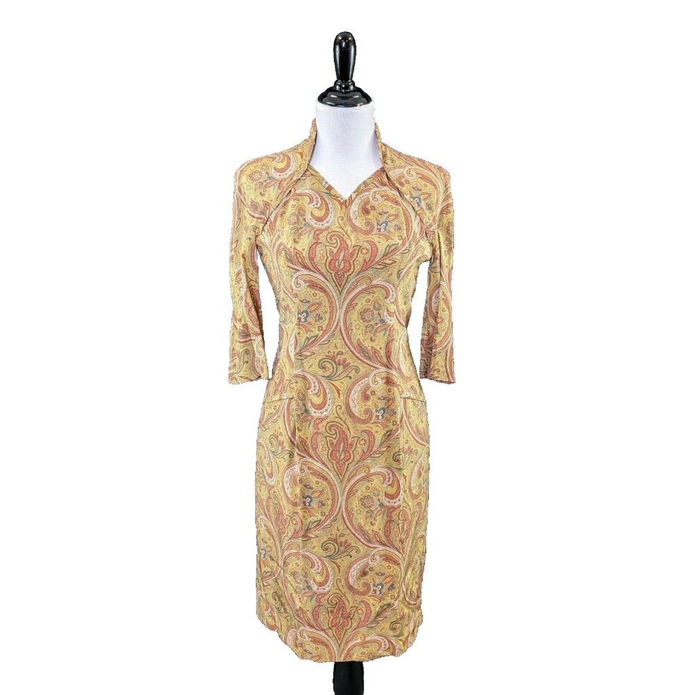 Louis Feraud Silk Sheath Dress